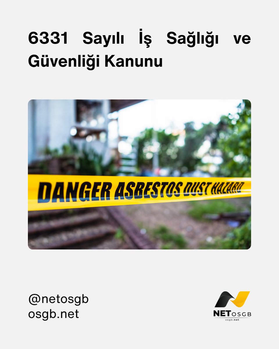 netosgb81's tweet image. 6331 Sayılı İş Sağlığı ve Güvenliği Kanunu:
Çalışan güvenliği, verimli üretimin temeli. ⚙️

📖 Detaylar: osgb.net/6331-sayili-is…

#İSG #NetOSGB #İşSağlığı #6331