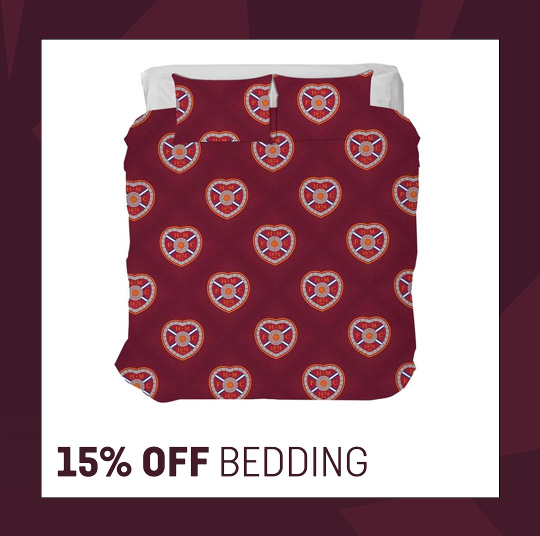 𝟭𝟱% 𝗼𝗳𝗳 𝗯𝗲𝗱𝗱𝗶𝗻𝗴, this week only 🛏️
🛒 heartsdirect.co.uk/collections/pr…

✔️ Toddler, single, double, and king size bedding
✔️ Curtains
✔️ Cosy blankets &amp; pillows