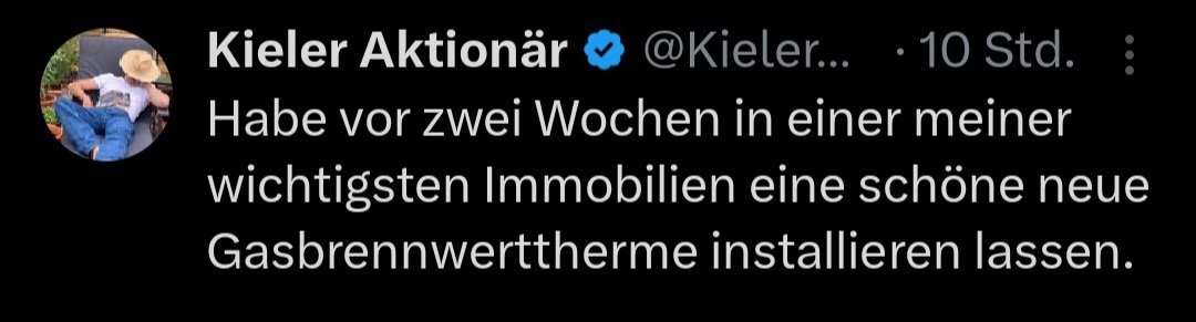 In "einer seiner wichtigsten" 😂
Der hat nur eine nennenswerte Immobilie, die er vermietet (eine Kita). Sonst nur noch eine Studentenbude und einen Parkplatz. 
Hat er mal besoffen nachts mit Fotos gepostet und dann wieder gelöscht 🤭