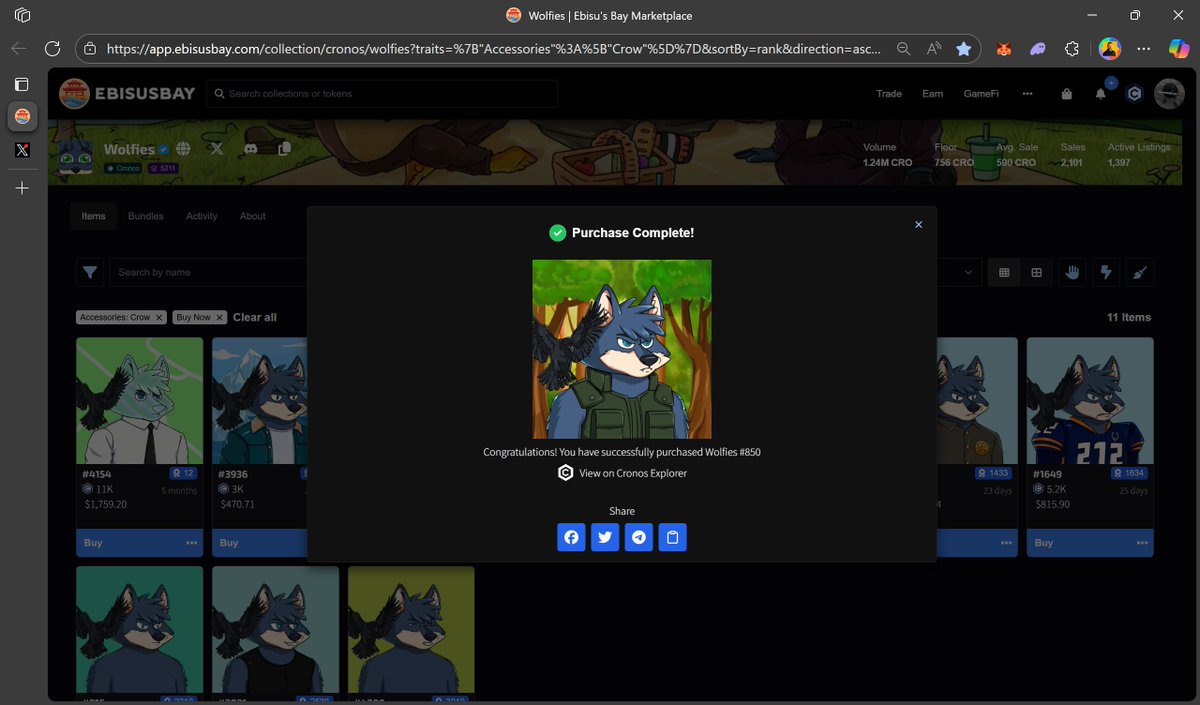 Look what I just purchased 😉

🐺🐦‍⬛🌲

CAW CAW CAWOOO