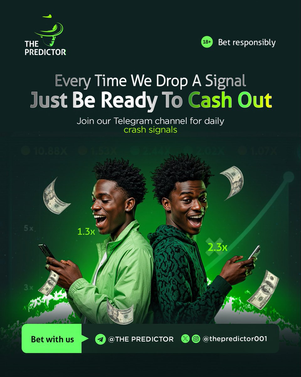 thepredictor001's tweet image. Another day, more crash signals on Telegram 🚀

If you’re not in the Telegram, you’re missing out.
👉🏾 Join now and cash out t.me/+j07sv7La81k4Z…

#CrashGame #ThePredictor