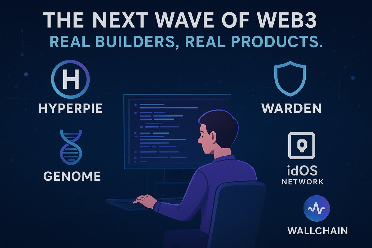 🌐 The Collective Pulse of Web3 Innovation

Innovation has never been about standing alone it’s about what happens when the smartest technologies begin to speak the same language.
That’s exactly what’s unfolding across Genome, Warden, IDOS, and Hyperpie a fusion of intelligence,