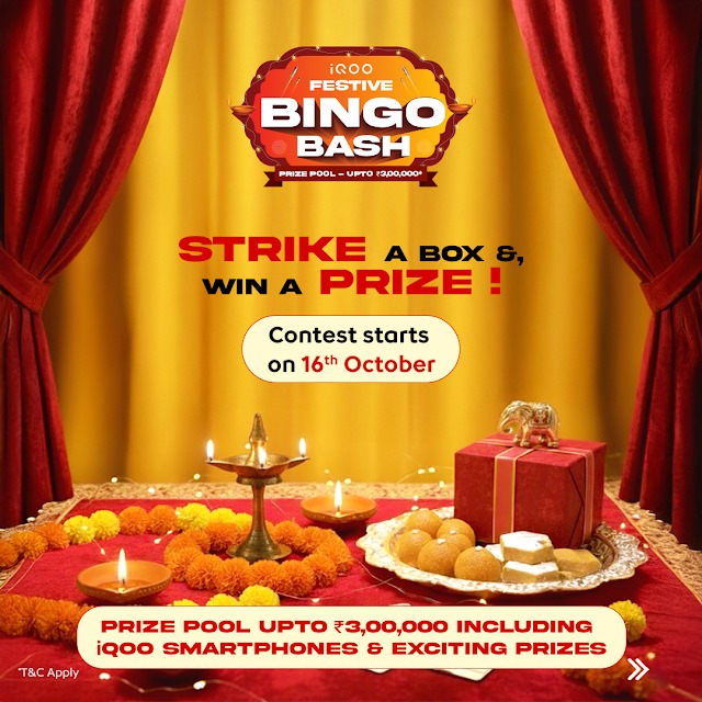 _CodeWizard's tweet image. ✨ Join the iQOO Festive Bingo Bash!
Play. Win. Celebrate. 🪔
Prize pool worth ₹3,00,000* including iQOO smartphones & exciting goodies 🎁
DM @iQOOEsports on Instagram with “Get My Bingo Ticket” to enter!
#iQOO #FestiveBingoBash #iQOOCommunity
📌community.iqoo.com/in/thread/1148…