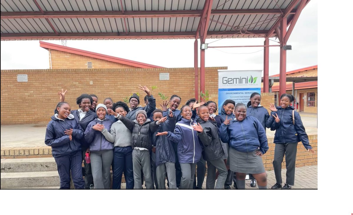 GeminiGIS's tweet photo. On #ArborDay we planted trees with learners at Cosmo City Junior Primary 🌱🌳
 A day of action, education, and environmental love.
 Let’s keep growing a greener future together.
#Sustainability #CommunityImpact #GGES #GreenFuture @environmentza  #dffe https://t.co/WRfcGIq4Dd
