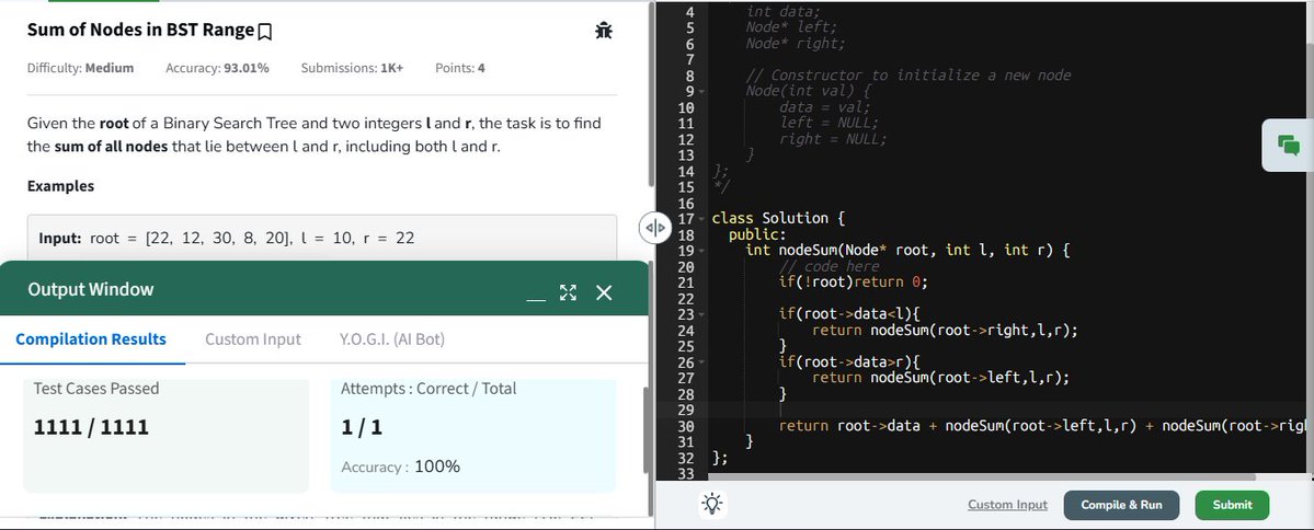 YojitKataria's tweet image. good afternoon 
dpp-1
#DSA #CodingJourney #CPlusPlus #100DaysOfCode