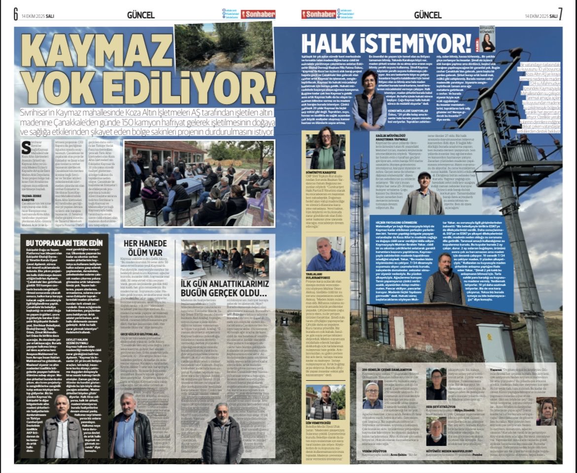 aysegulhummet's tweet photo. #Çanakkale’de başlatılarak #Eskişehir’i de etkileyecek projeye karşı hukuki süreci başvuracaklarını belirten #Sivrihisar’a bağlı #Kaymaz ve Mahmudiye’ye bağlı Kaymazyayla halkı, tarım başta olmak üzere ciddi etkileri olan madenin durdurulmasını talep ediyor https://t.co/uNixG7WJ0f