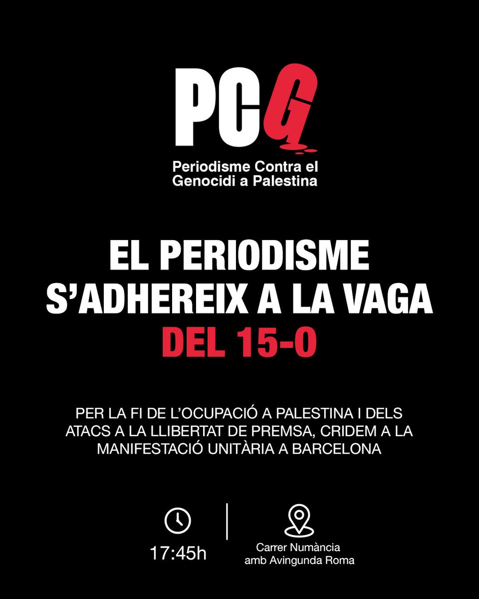 Periodisme Contra el Genocidi a Palestina (@premsaxgaza) on Twitter photo 