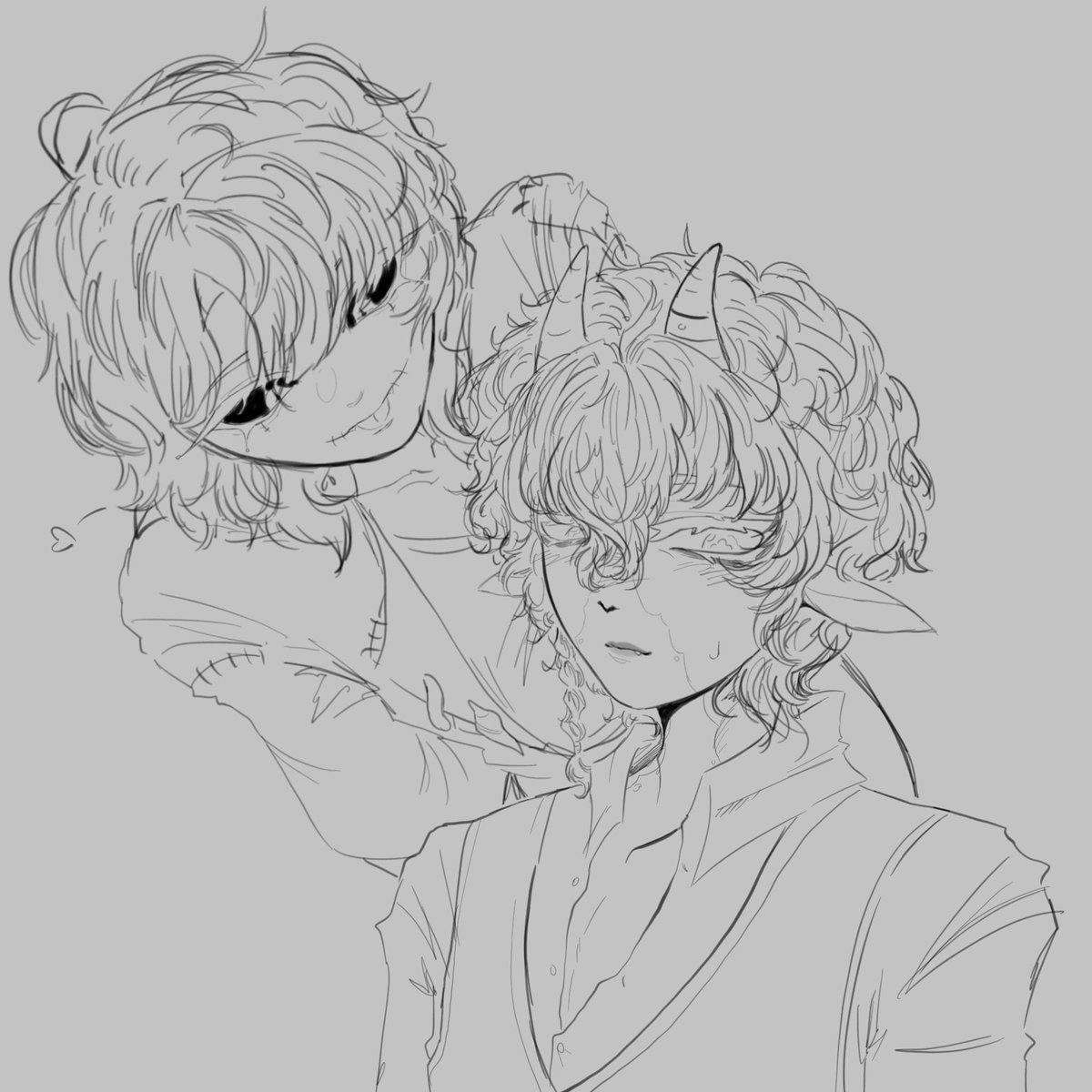 F0restRunner's tweet image. // I stopped being a lazy bum (kinda. I ain’t coloring all that.)