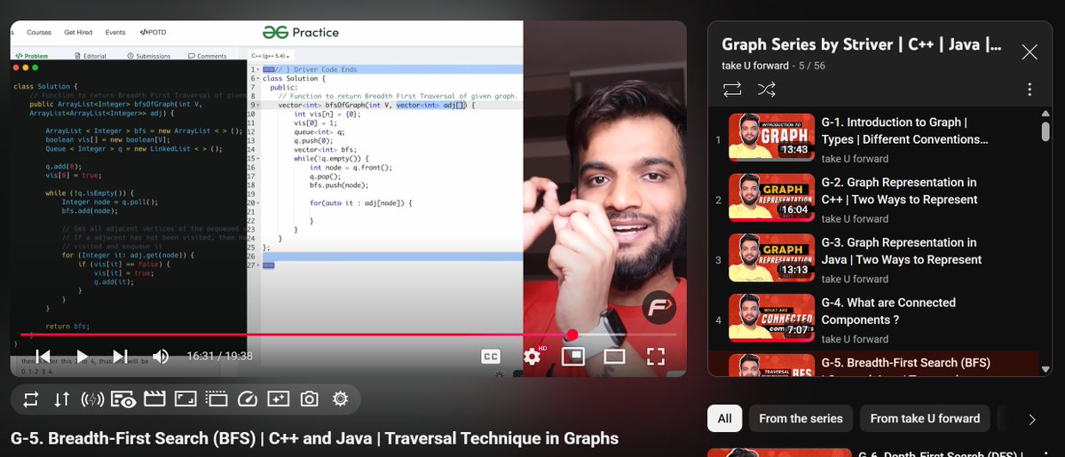 SwaDotDev's tweet image. DSA grind 14-10-2025
-> Solved POTD
-> Solved 2 string problems
- 43 (medium)
- string rotations (gfg)
-> Revised Graph traversals
Today's DSA grind wasn't much productive, was feeling low :(
Will continue the grind for Dev part.
#leetcode #dsa #100daysofcode