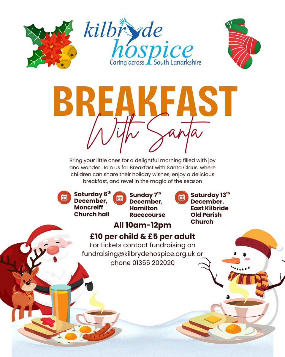 🎅📷 Breakfast with Santa is back!