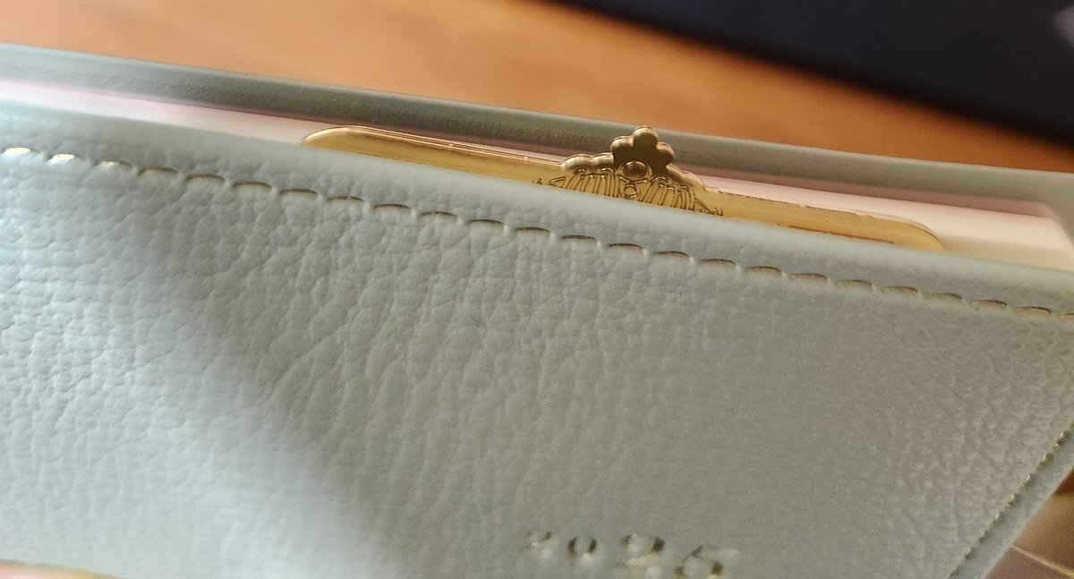 交換とかも考えたけど、普通に可愛いから手帳に挟んでみた。これいいな