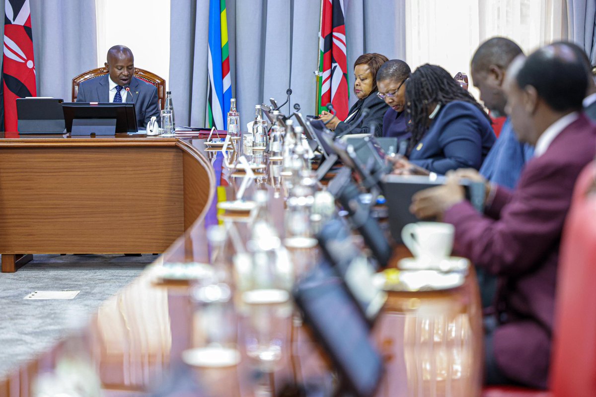 GetembeTV's tweet image. Deputy President Kithure Kindiki Chaired a meeting of the Cabinet Committee on Governance, Social Sector and Public Administration at KAREN, NAIROBI CITY COUNTY, KENYA.
#KarenCabinet #GovernanceReforms #getembedigital