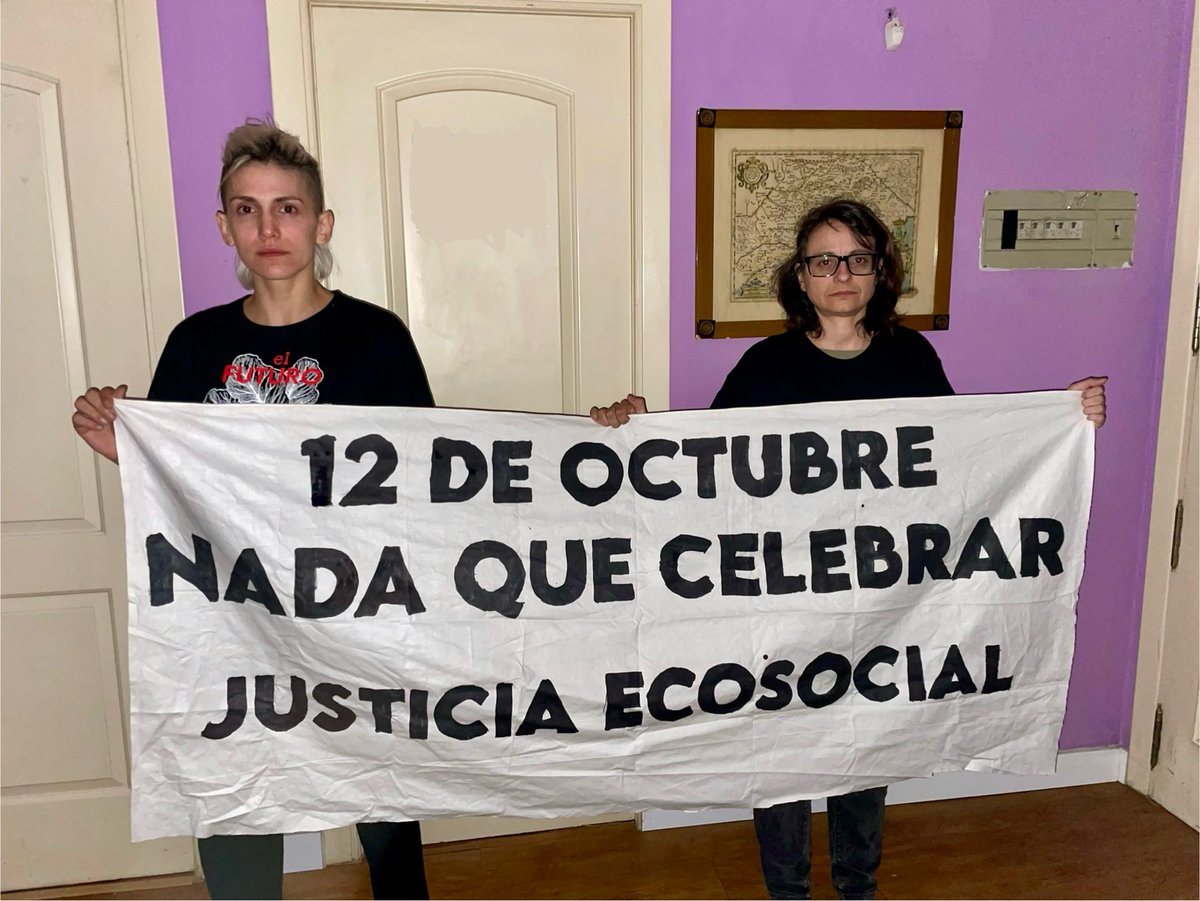 🚨 3 DÍAS SECUESTRADAS SIN COMER

Nuestras compañeras llevan 3 días SECUESTRADAS por protestar contra el genocidio.

La Policía Nazional se niega a darles comida vegana, condenándolas al hambre.