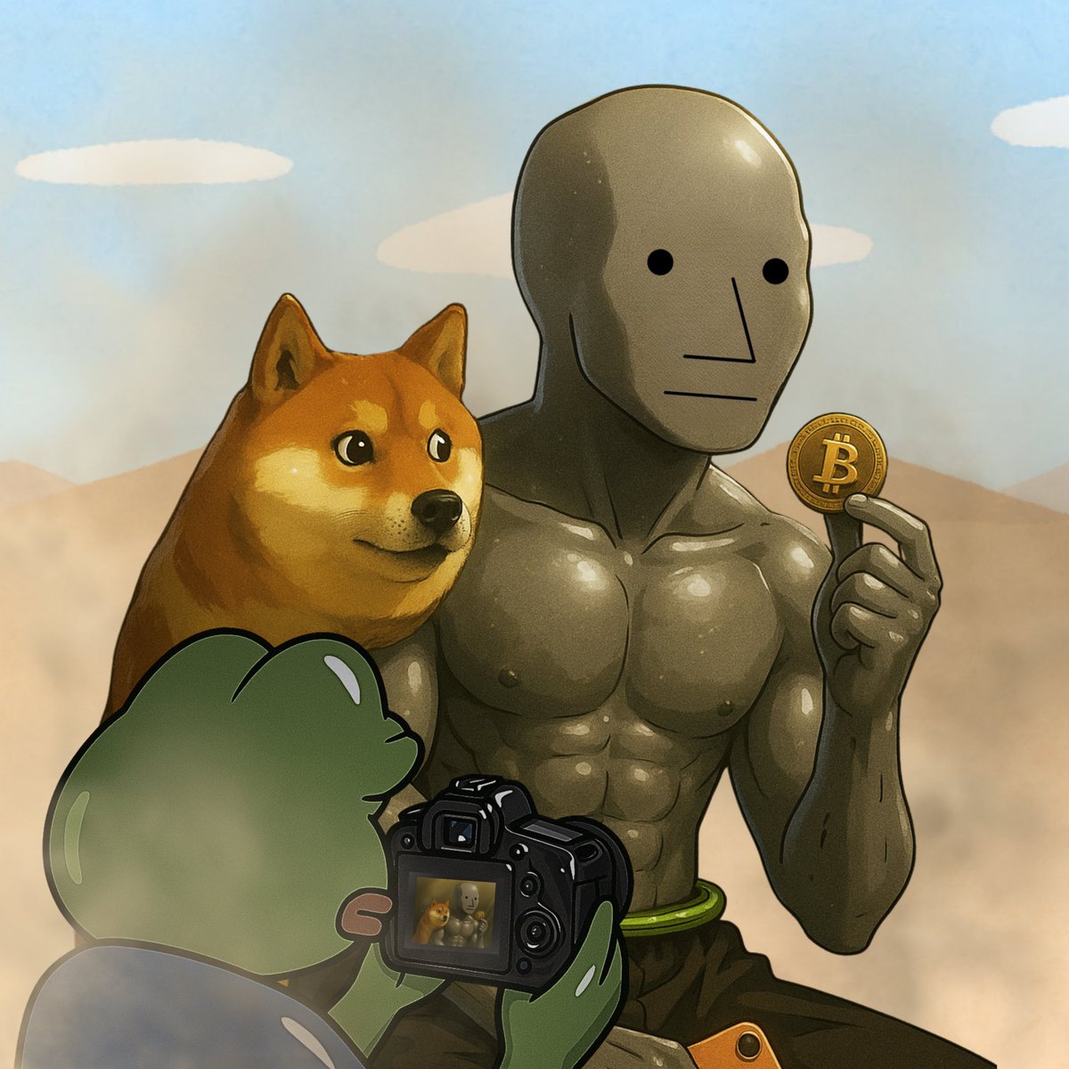 $DOGE the biggest meme, $NPC will be one of the biggest memes, and $PEPE knows.