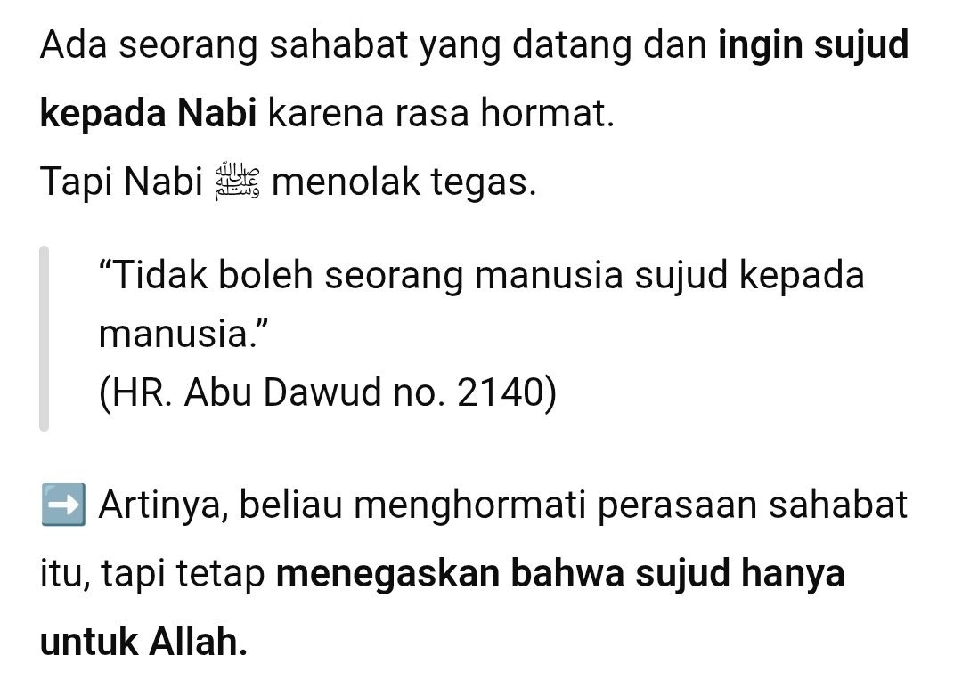 <a href="/ARSIPAJA/">Jejak digital.</a> Udah waktunya kita stop main gus gusan, kyai yaian, lora, dan mohon maaf my brother para habib² yang melakukan hal serupa. Stop yuk

Karena hal seperti ini dilarang oleh nabi. Dan shahih loh, bukan saya yang ngomong ini