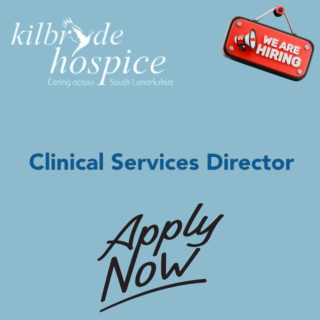 Clinical Services Director Vacancy 📷📷Grade: Senior Management Team, with salary equivalent to AfC Band 8a-8b depending on experience  Send your CV and cover letter to Recruitment@KilbrydeHospice.org.uk Further details can be found  kilbrydehospice.org.uk/.../clinical-s…