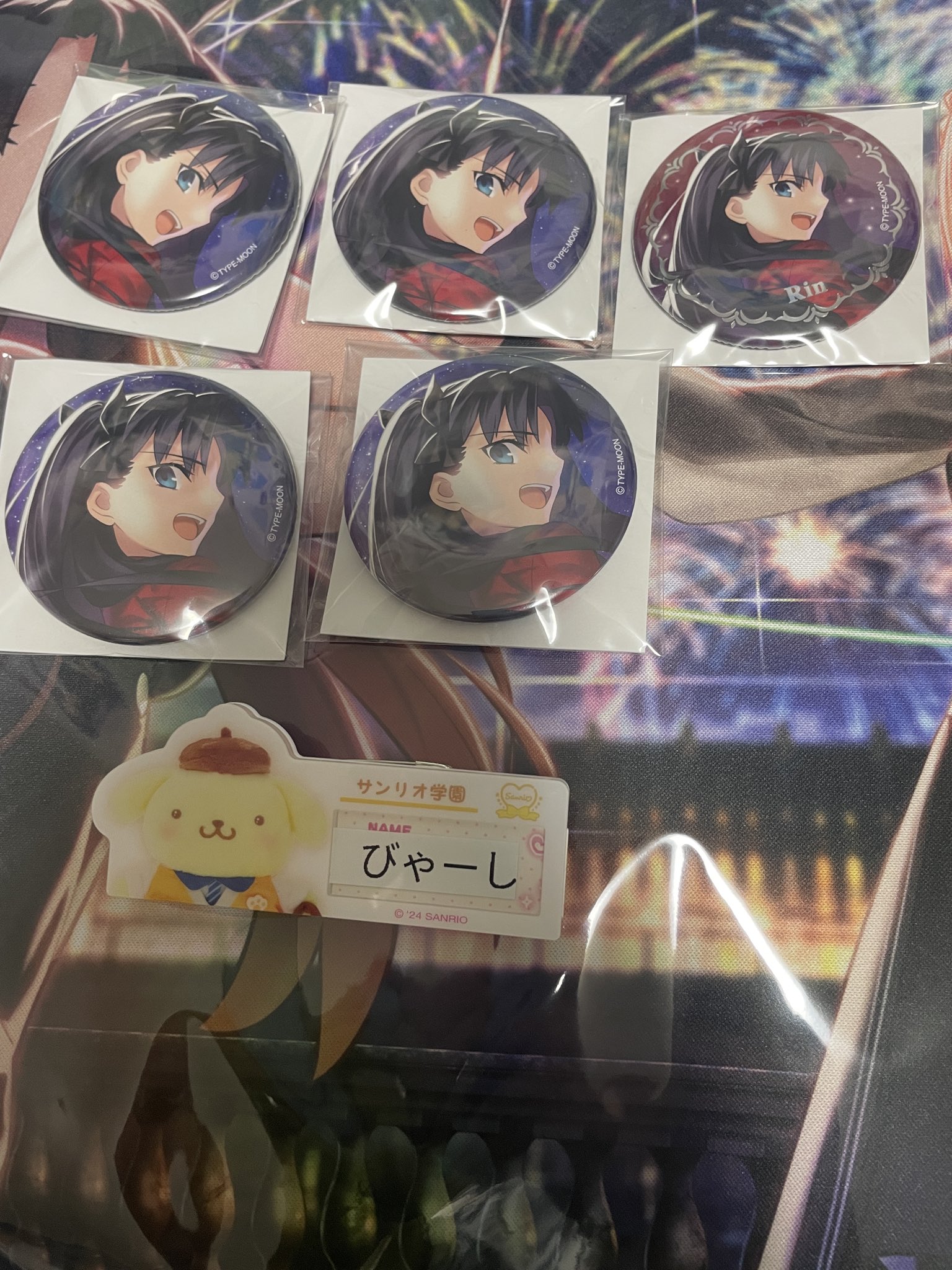 プレシャスメモリーズ 　箔押し　プロモ　大会　PR 箔押し　アルトリア　遠坂凛 Amazon.co.jp: Fate/stay night “evening dress” 遠坂凛 箔押し