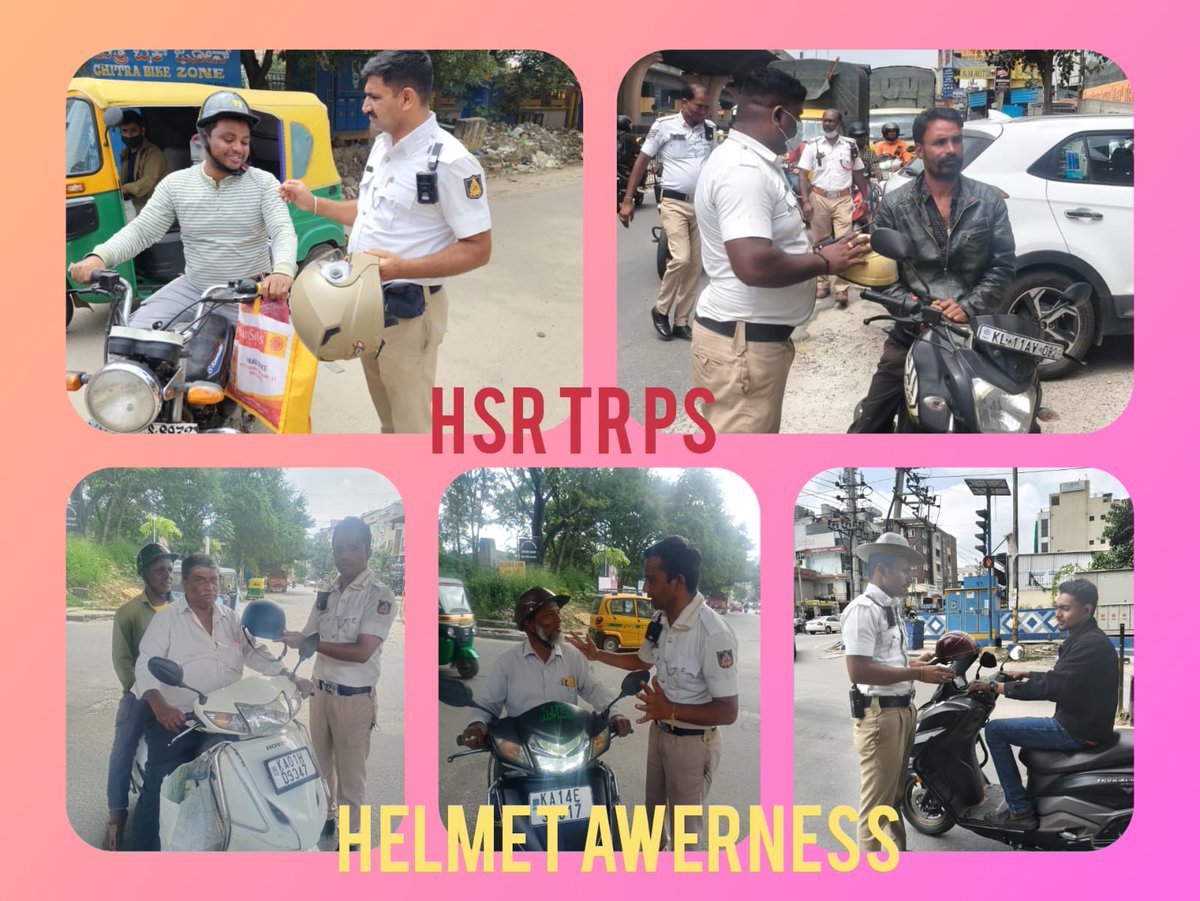 ಈ ದಿನ ಠಾಣಾ ಸರಹದ್ದಿನ ಜಂಕ್ಷನ್‌ ಗಳಲ್ಲಿ ಸಾರ್ವಜನಿಕರಿಗೆ ಉತ್ತಮ ಗುಣಮಟ್ಟದ ಹೆಲ್ಮೆಟ್‌ ಬಳಸುವಂತೆ ಅರಿವು ಮೂಡಿಸಲಾಯಿತು.