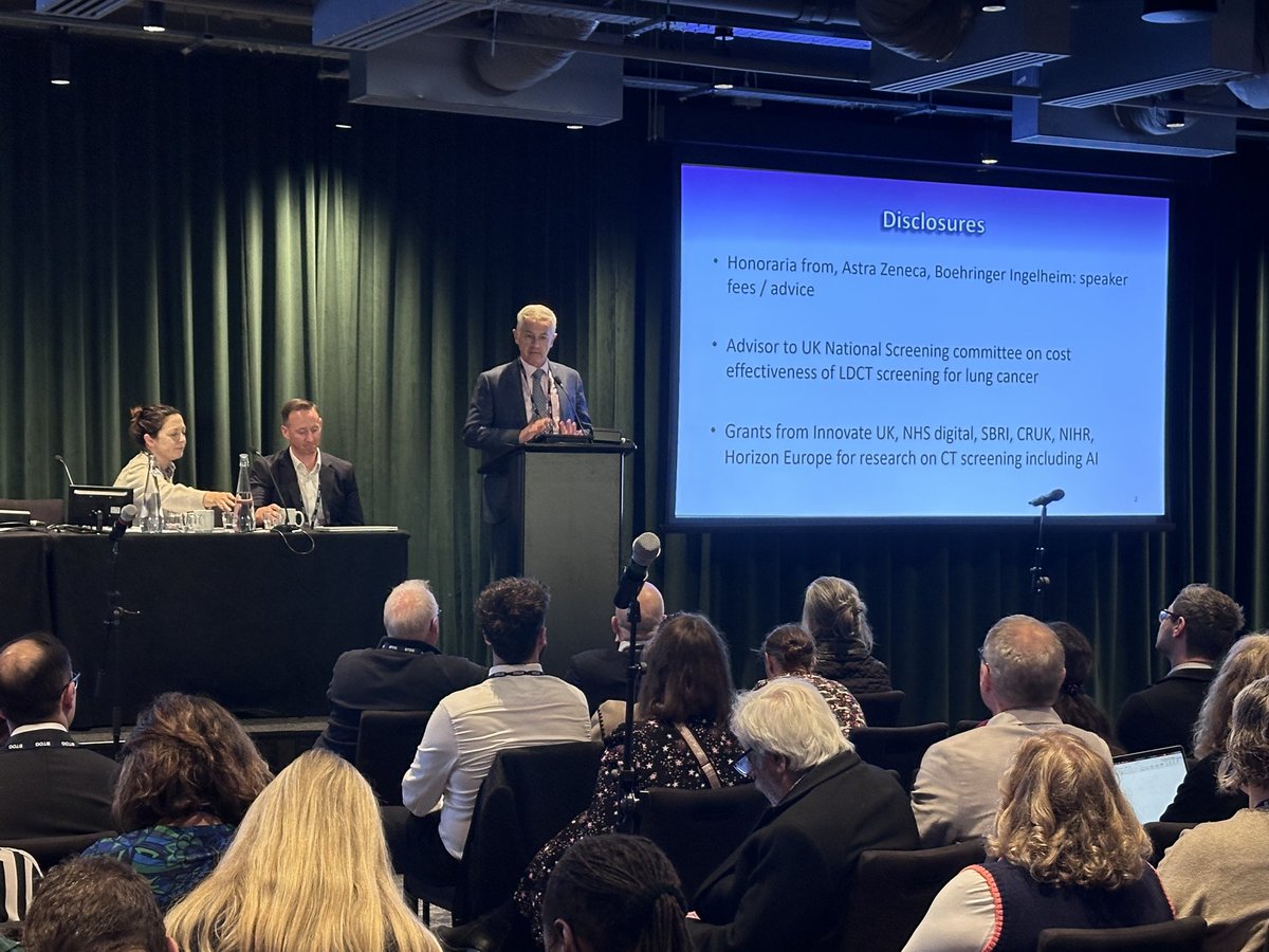 BTOGORG's tweet photo. @DRBLUNGS reflects on successes to date and key priorities for the UK’s lung screening
journey.
#BTOGScreeningEvent #LCSM https://t.co/LCQ9QYdylD