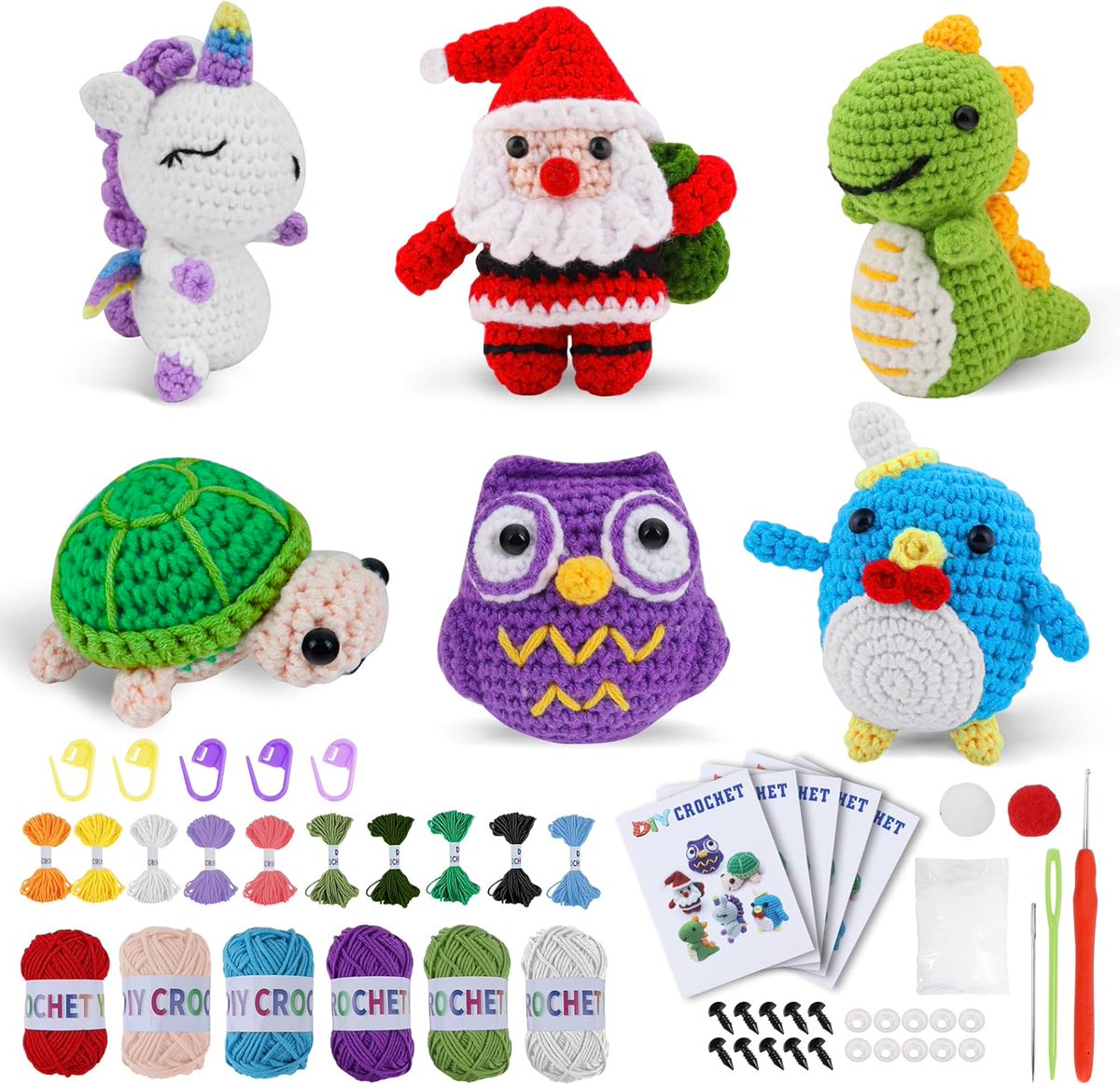 litepocketdeals's tweet image. 🎯 PROMO CODE ALERT! Save 50% with code 624EW92X
💰 Now $13 (was $25.99)
6Pcs Crochet Kit for Beginners - Knitting Kit for Adults and...
🏷️ Code: 624EW92X
litepocketdeals.com/deals/B0D5WM74…
#PromoCode #Amazon #Deals #ArtsCraftsSewing