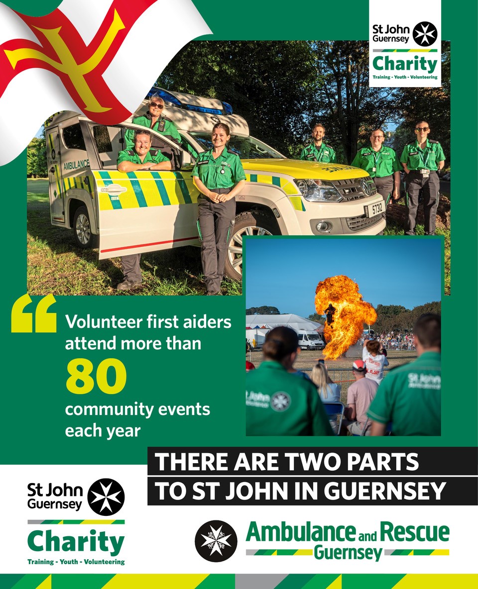 . <a href="/StJohnINTL/">StJohn International</a> International recognised our work! 💕

We have been working alongside St John Guernsey LBG for the past year capturing the crucial part they play here in the community supporting some of Guernsey’s most loved events. Check out this fab poster using 2 of our images!