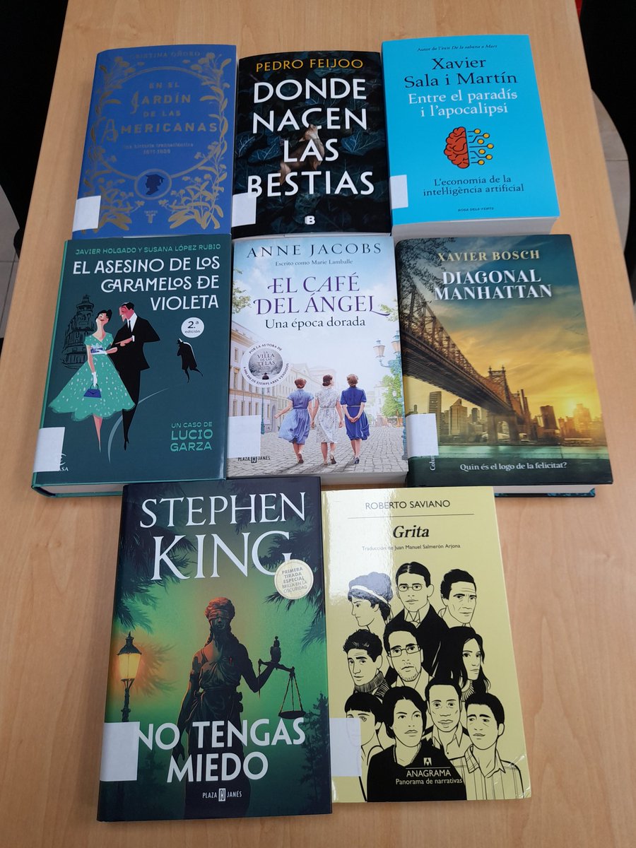 La Biblioteca Pública de L'Olleria ha preparat unes quantes novetats per a totes les edats. Salutacions