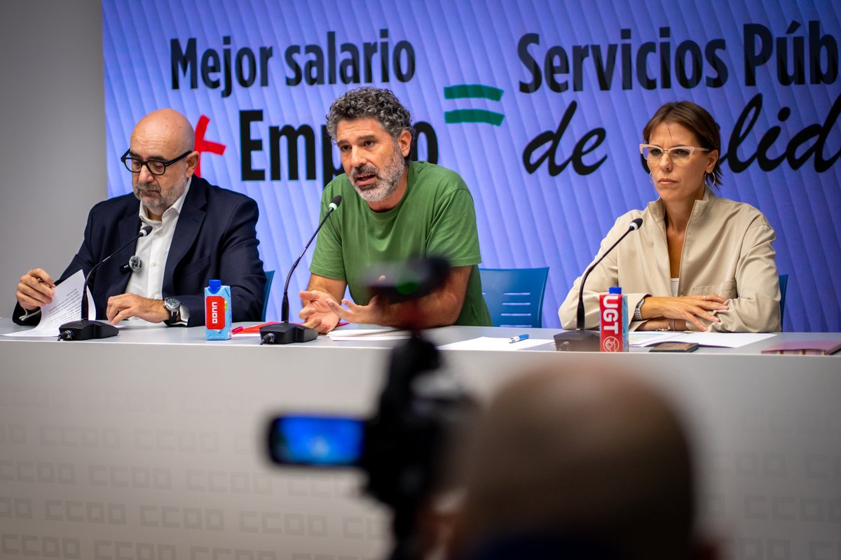 🗣️ Lucho Palazzo: «Nos vamos a concentrar el día 30 y no descartamos ningún escenario de movilización porque el objetivo está claro: abrir una nueva mesa de negociación que culmine en un nuevo acuerdo marco para el personal de las Administraciones Públicas».

#CumpleLoPactado