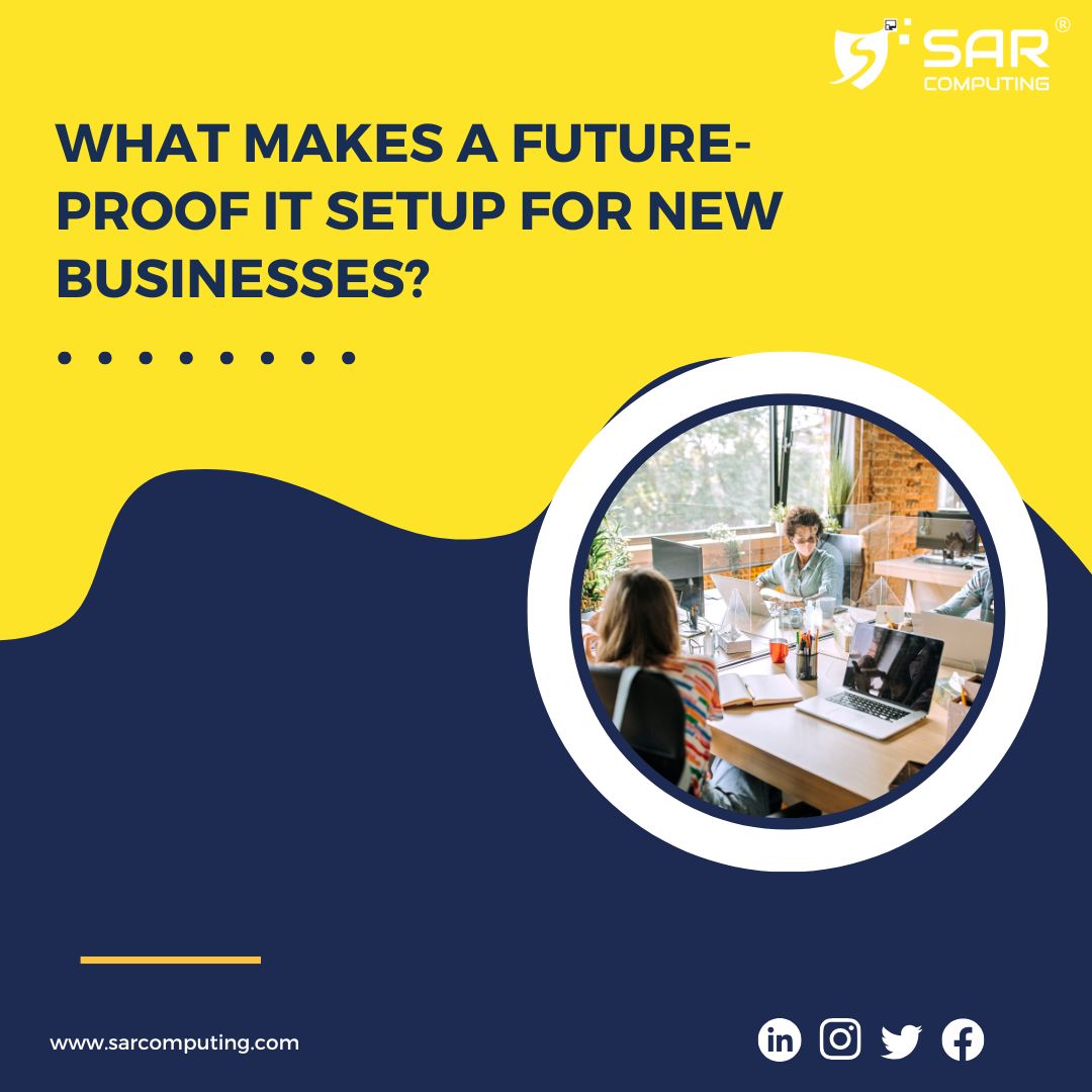 sarcomputing's tweet image. Most new businesses focus on getting online fast, but not on staying future-ready.
Here are smart IT moves that’ll keep your new setup scalable, secure, and sustainable.
#FutureProofIT #BusinessGrowth #SarComputing #TechForStartups
