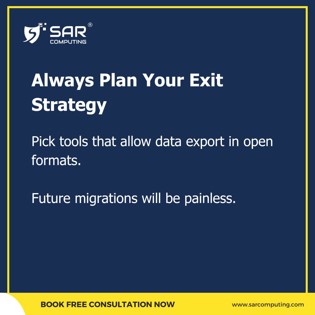 sarcomputing's tweet image. Most new businesses focus on getting online fast, but not on staying future-ready.
Here are smart IT moves that’ll keep your new setup scalable, secure, and sustainable.
#FutureProofIT #BusinessGrowth #SarComputing #TechForStartups