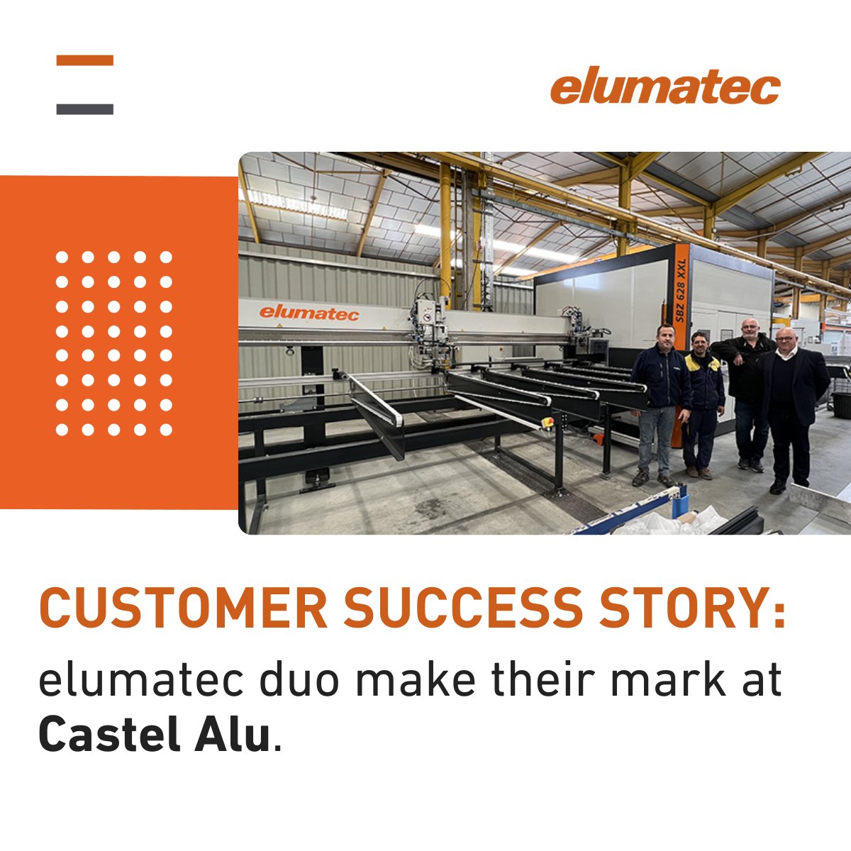 Castel Alu found the perfect balance with their elumatec duo: one machine takes on large-scale, heavy-duty profiles, while the other handles intricate jobs with the precision of a goldsmith ✨

loom.ly/HxhCEcs 

#successstory #cncmachining #manufacturingexcellence