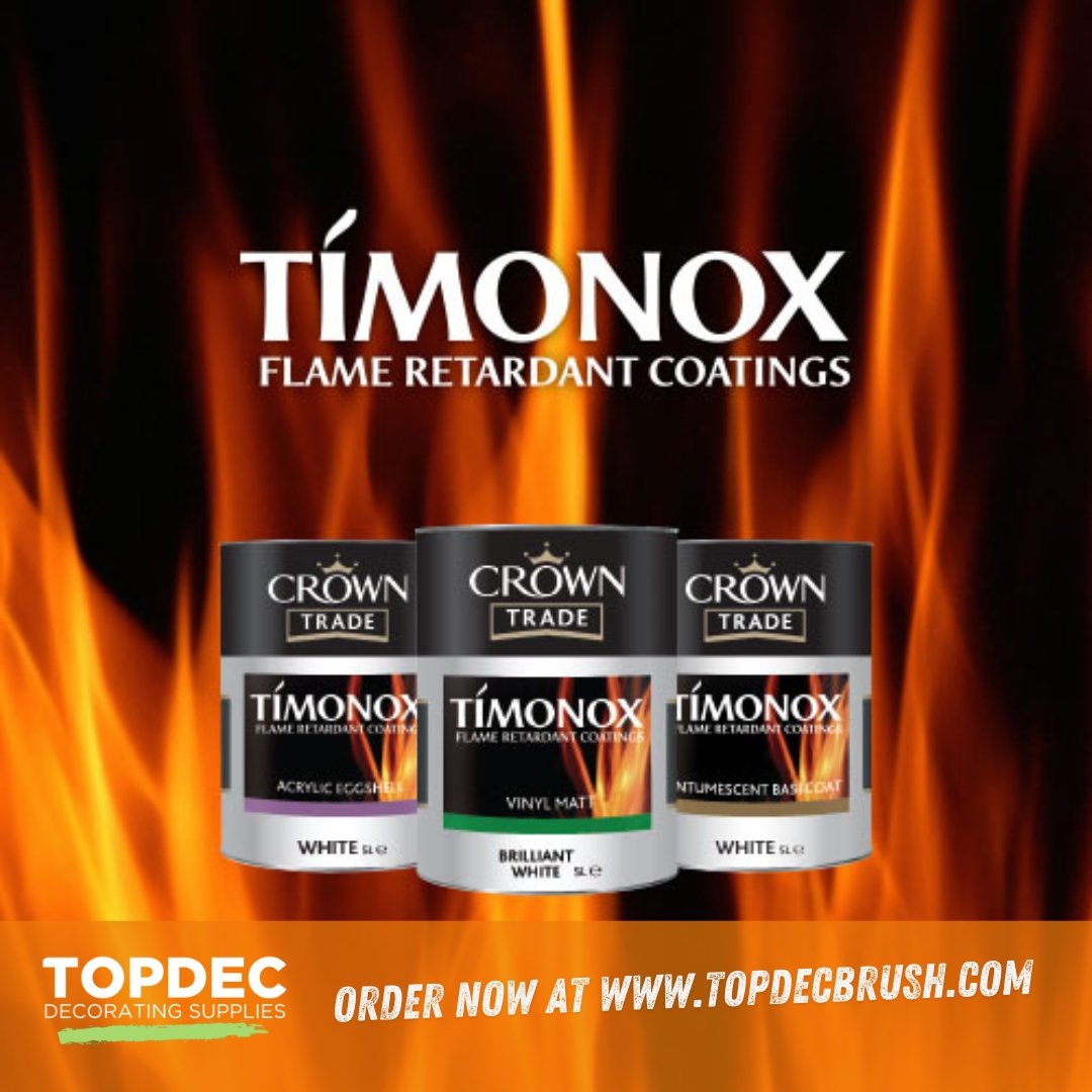 topdecbrush's tweet image. We’re excited to now stock Timonox® Fire Resistant Paints — th

✅ Certified fire-resistant coatings
✅ Ideal for walls &amp;amp; ceilings
✅ Easy to apply with a smooth finish

Explore the Timonox range today at 👉 topdecbrush.com
#Topdec #Timonox #FireResistantPaint