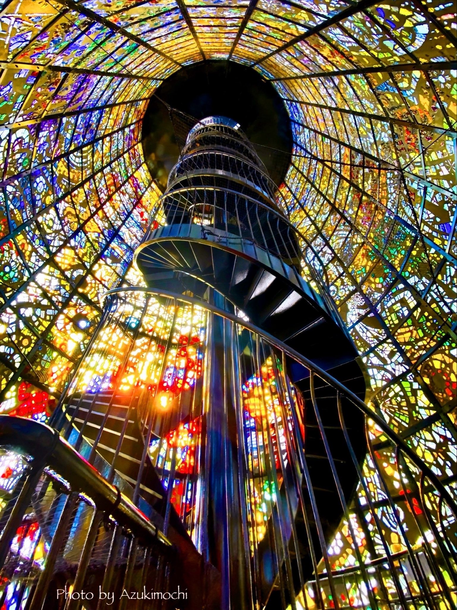 マッターホルン　ステンドグラス マッターホルン ステンドグラス AIKU-YA】送料無料ルイスC