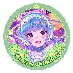 アイドリープライド IDOLY PRIDE アイプラ 兵藤雫 缶バッジ オンくじ 雫誕生日ギフト配布🎁／ 全マネージャーに雫の誕生日缶バッジ、称号