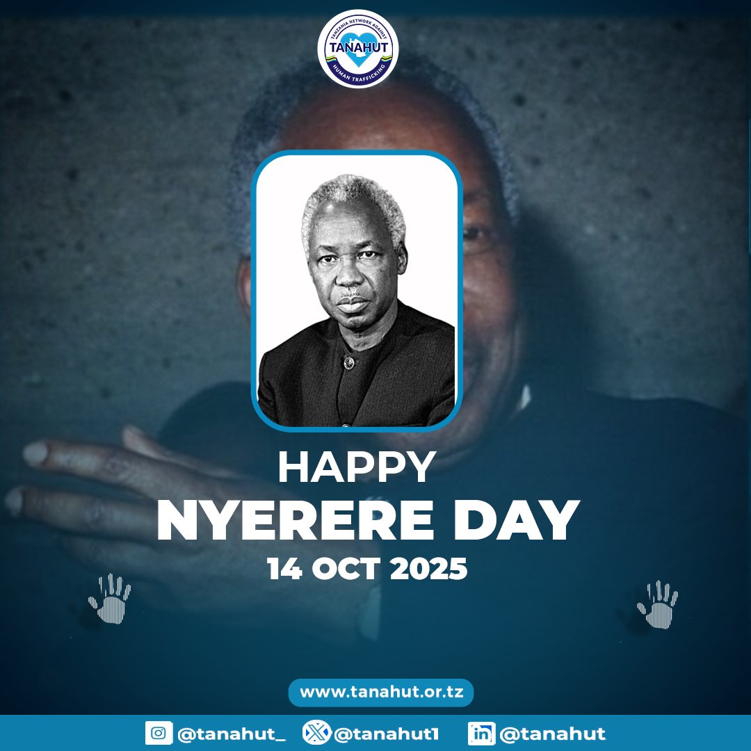 Tanahut1's tweet photo. Happy Nyerere Day 
#nyerereday #nyerere https://t.co/f3mNQUuU8h
