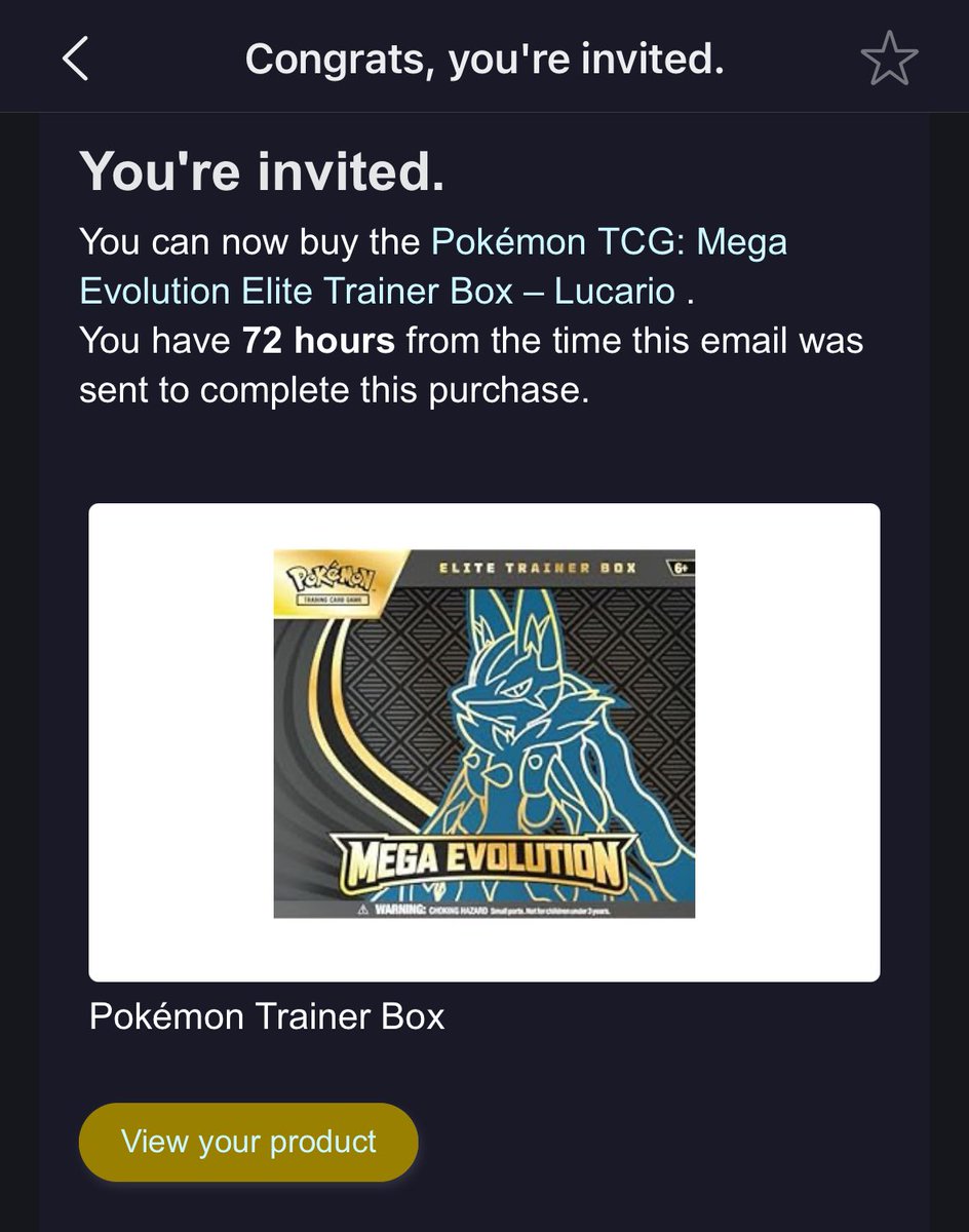HashKetchumAll's tweet photo. @PokemonStockUK Just came through https://t.co/9X3ebaz5rw