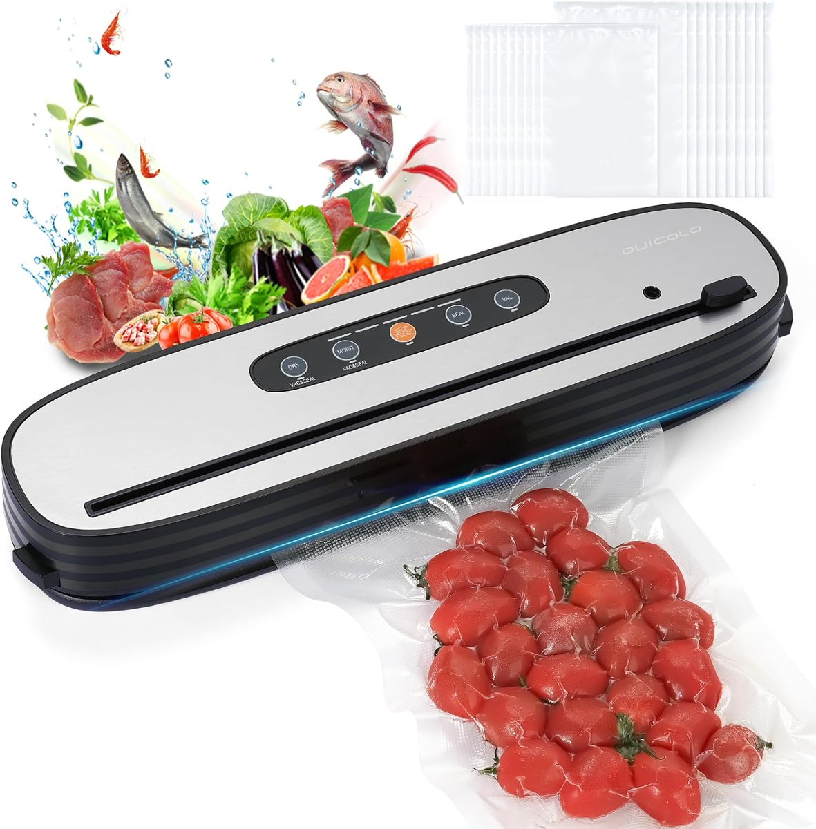 litepocketdeals's tweet image. 🎯 PROMO CODE ALERT! Save 46% with code KFSJ9MGW
💰 Now $29.99 (was $55.99)
Quicolo Cordless Vacuum Sealer for Food - Portable Food Save...
🏷️ Code: KFSJ9MGW
litepocketdeals.com/deals/B0FD4V3W…
#PromoCode #Amazon #Deals #HomeKitchen