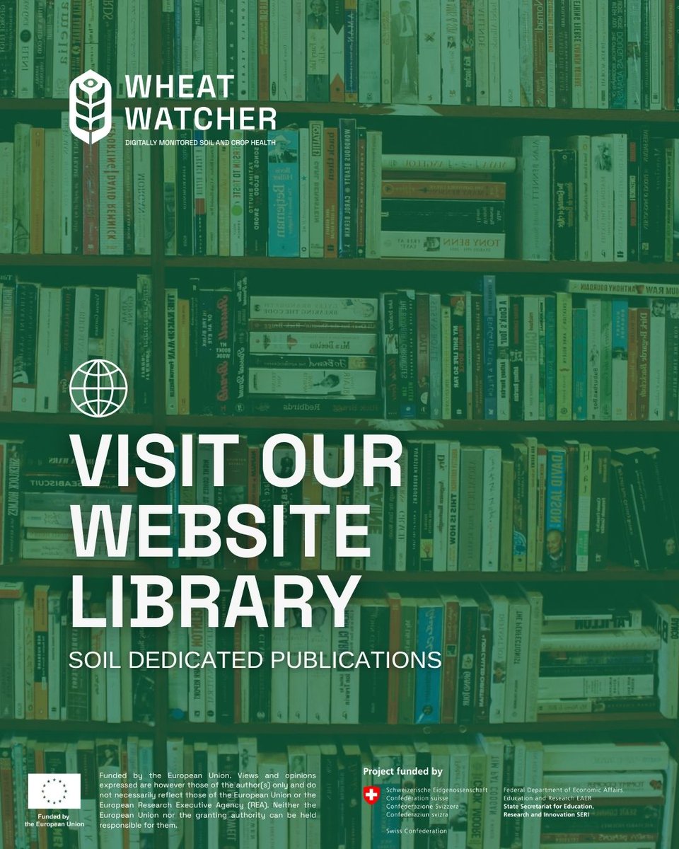 Looking for the science behind the soil?
The WHEATWATCHER Library is now live — your one-stop hub for all things soil health, precision farming, and sustainable agriculture.
Explore publications and relevant readings on soil related scientific subjects.
🔗shorturl.at/XoGoG