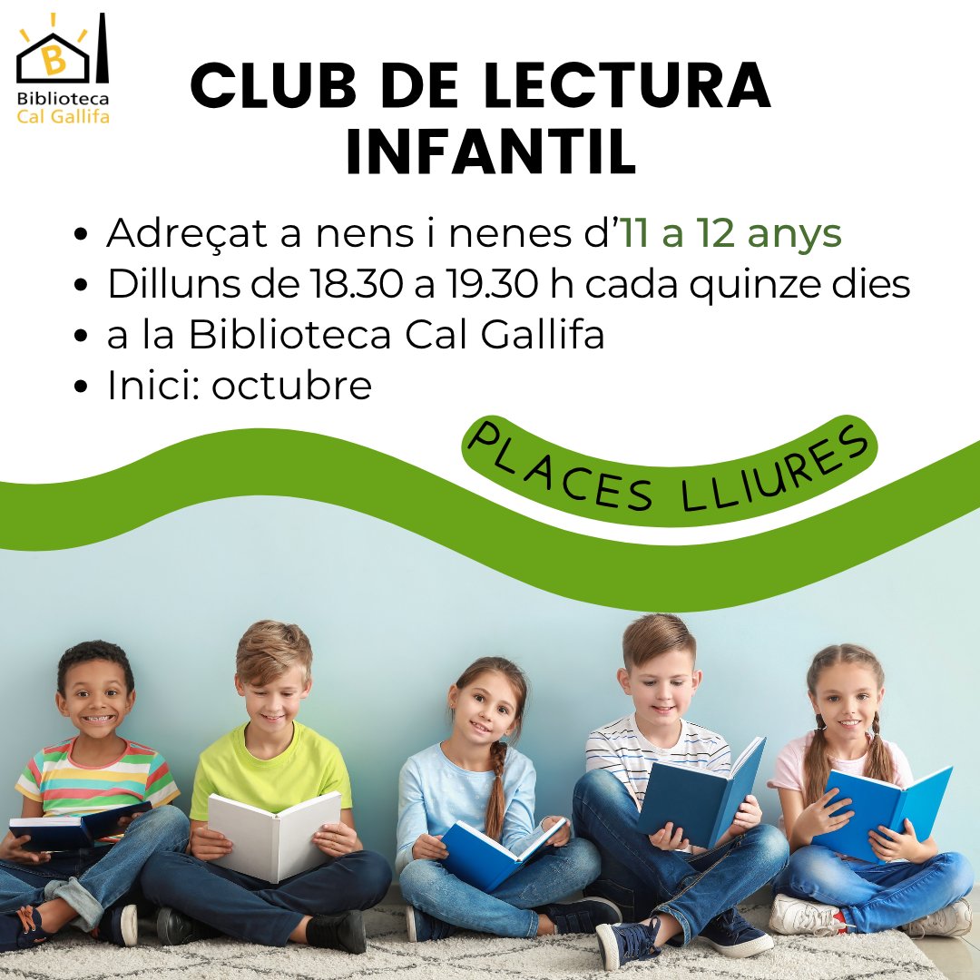 BibCalGallifa's tweet image. Participar-hi és gratuït i la biblioteca us proporciona els llibres.
👉Si hi esteu interessats, contacteu amb la biblioteca!
A les imatges veureu els clubs i les places disponibles.
#PVsalut #SoledatNoDesitjada #TrencaLaSoledat