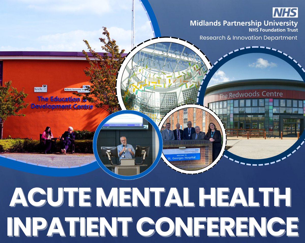 MPFTResearch's tweet photo. Welcome to MPFT Acute Mental Health Inpatient Conference 2025!
💬 Windows of Opportunity – Relational Care
📍 St George’s Hospital, Stafford
A day of connection, creativity & compassion in acute mental health care.
#MPFTWOO #MPFTResearch #RelationalCare https://t.co/oJJq07BXfj