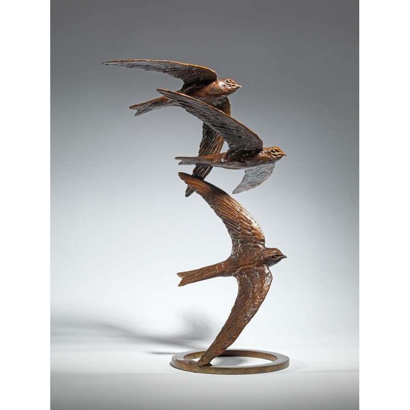 Superb bronze study of #Swifts in flight certain to attract plenty of interest in online auction ending on October 26.
Report at:
thewryneck.blogspot.com