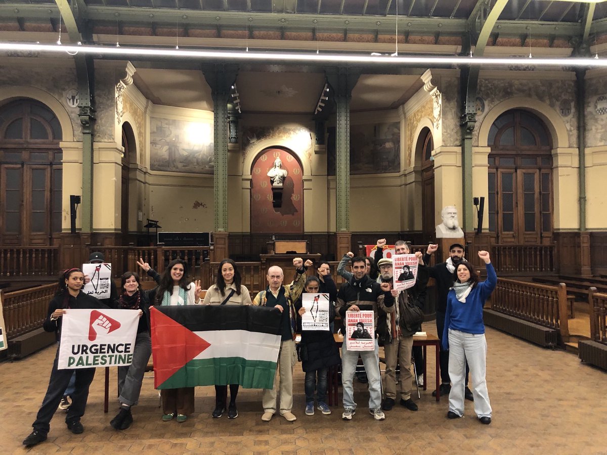 Le samedi 11 octobre, nous étions présent•es lors du meeting des syndicalistes pour la Palestine. Avec la présence de militant•es du Sicobas en Italie, de Sud Aérien, de la CGT ST Microelectronics, de la CGT educ et de Sud educ, de la CGT Tenon…  !
