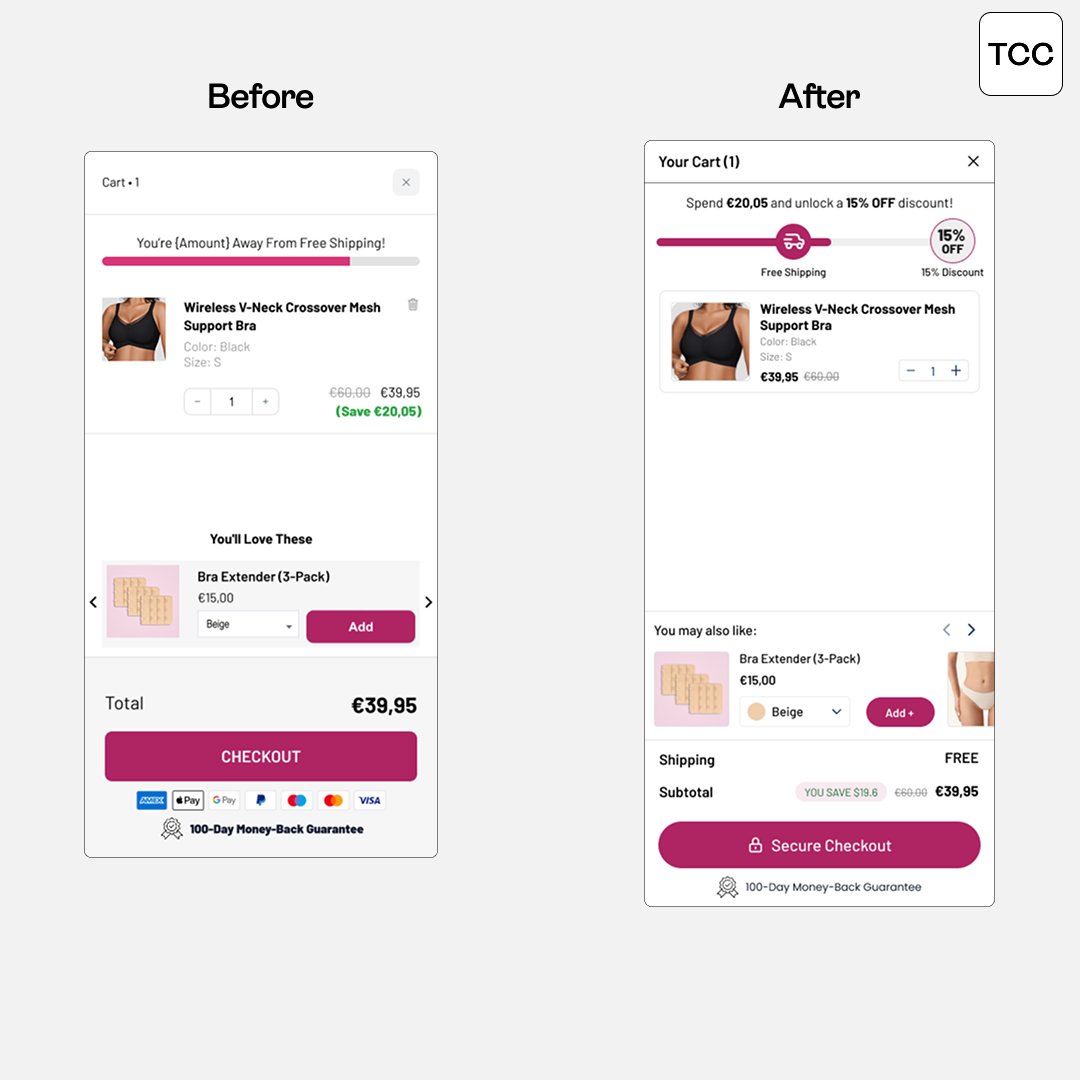 ArijanJanes's tweet image. It's funny to me that even larger brands pay $$ for cart apps that slow down their site and don't work properly.
The cons heavily outweight the pros.
When we develop custom code carts, they're always:
- Fully customized for your brand, made according to our CRO audit &…