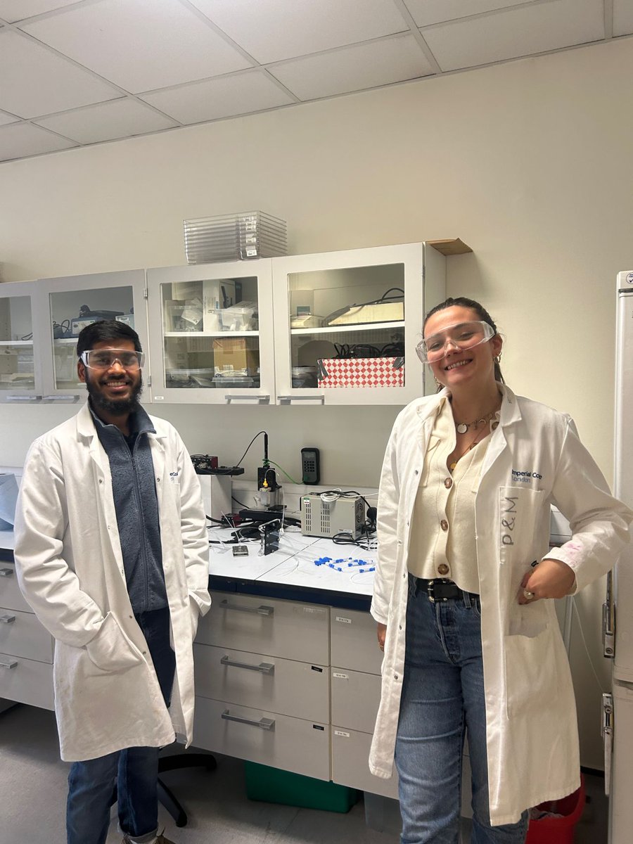 elveflow's tweet image. 🌍 Great day visiting Imperial College London 🇬🇧!
Our team met brilliant researchers across South Kensington, Hammersmith &amp;amp; White City campuses, exploring topics from synthetic cells to lung-on-chip models.
Proud to support their work! 🔬✨
#Microfluidics #Elveflow