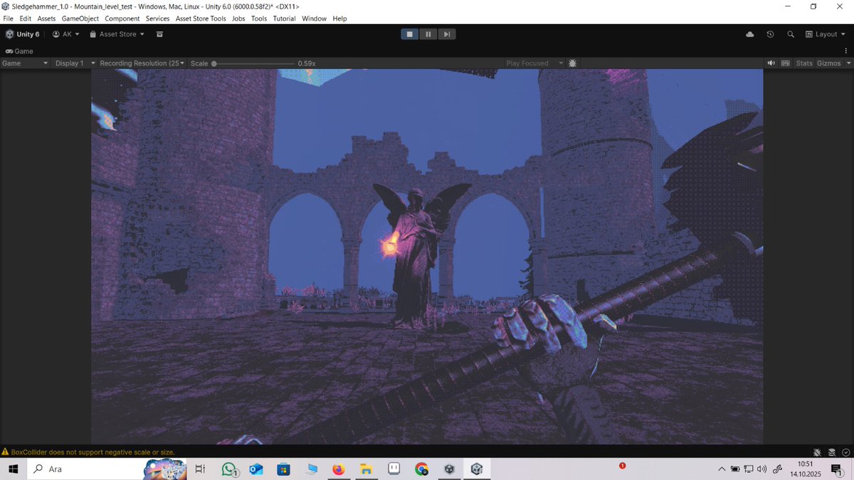 Today I added a holy angel to my game for healing your wounds #indiegames