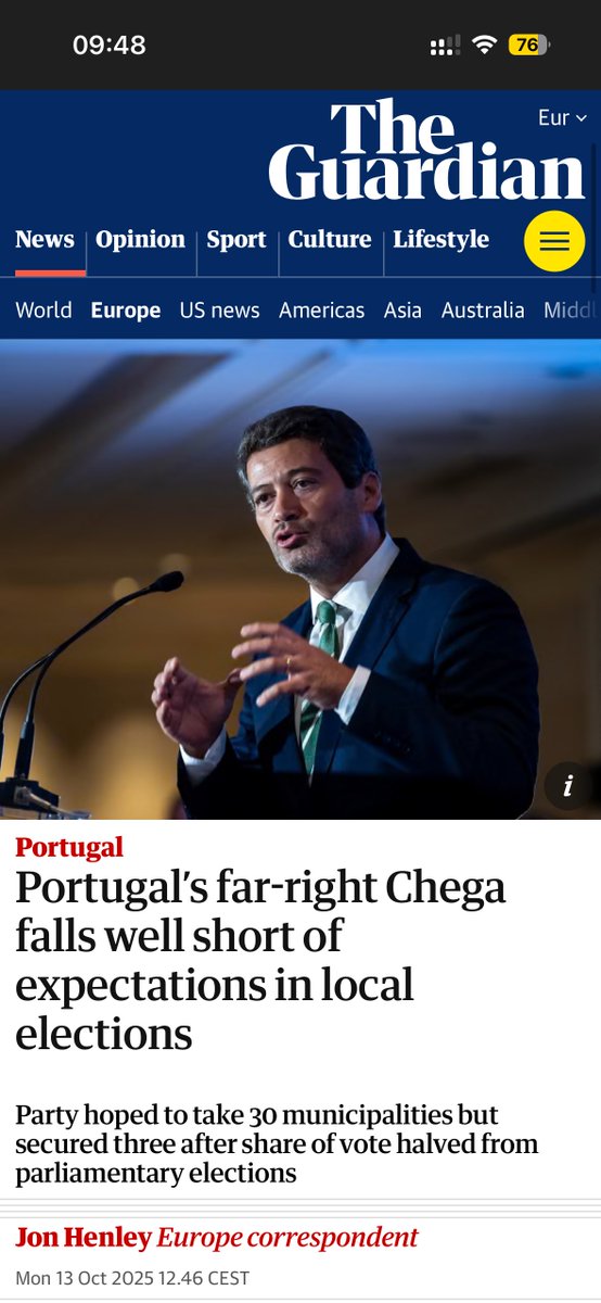 Já alguém disse ao Ventura que está na lá notícias internacionais?