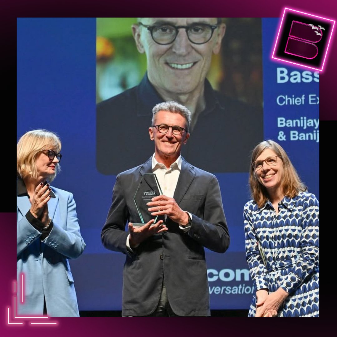 Congratulations to our CEO Marco Bassetti on receiving the Variety Vanguard Award at MIPCOM yesterday. 👏

He took to stage to outline Banijay Entertainment and Banijay Live’s latest activities, strategy and moves in the creator &amp; live environments.
 
#MIPCOM #WeAreBanijay