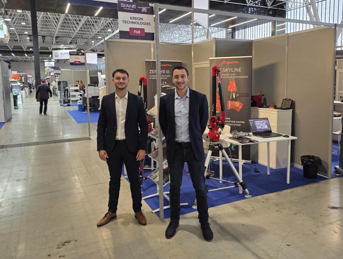🚀The show has officially started!
We’re excited to kick off SIANE Toulouse today

Our team is on-site and ready to present our measuring arms and 3D  scanners.
👷‍♂️Live demos, technical discussions, and tailored solutions — everything is set to make this day a success!

#Kreon3D