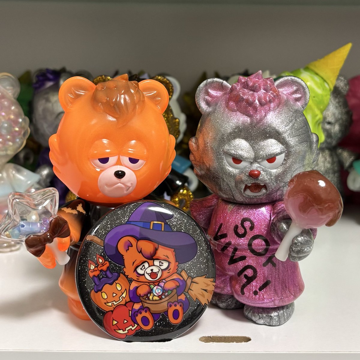 FunkyGeek x SOFVIVA ソフビバ限定 モモジロウ ラメ ソフビ 9月9日(土