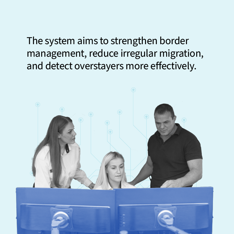 EUCouncil's tweet photo. The entry/exit system is live as of 12 October 2025! 

Boosting border security, tracking visa overstayers and speeding up controls at EU borders.

For smarter, safer travel! 👇
https://t.co/Ejupa5OeBi