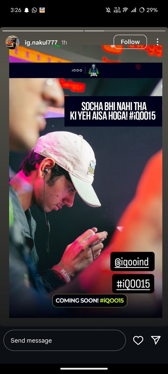 _CodeWizard's tweet image. Guys, do check out the latest story of Nakul on Instagram about #iQOO15.
@IqooInd
@Aojeshhh
instagram.com/stories/ig.nak…
